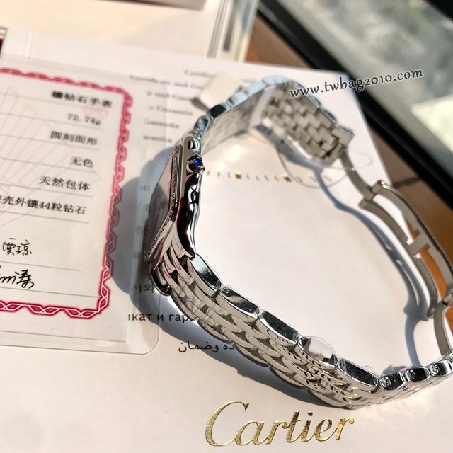 卡地亞石英手錶 Cartier經典款獵豹鑽表大號女裝腕表  gjs2108